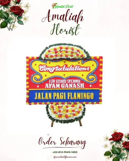 Sewa Papan Bunga Subang